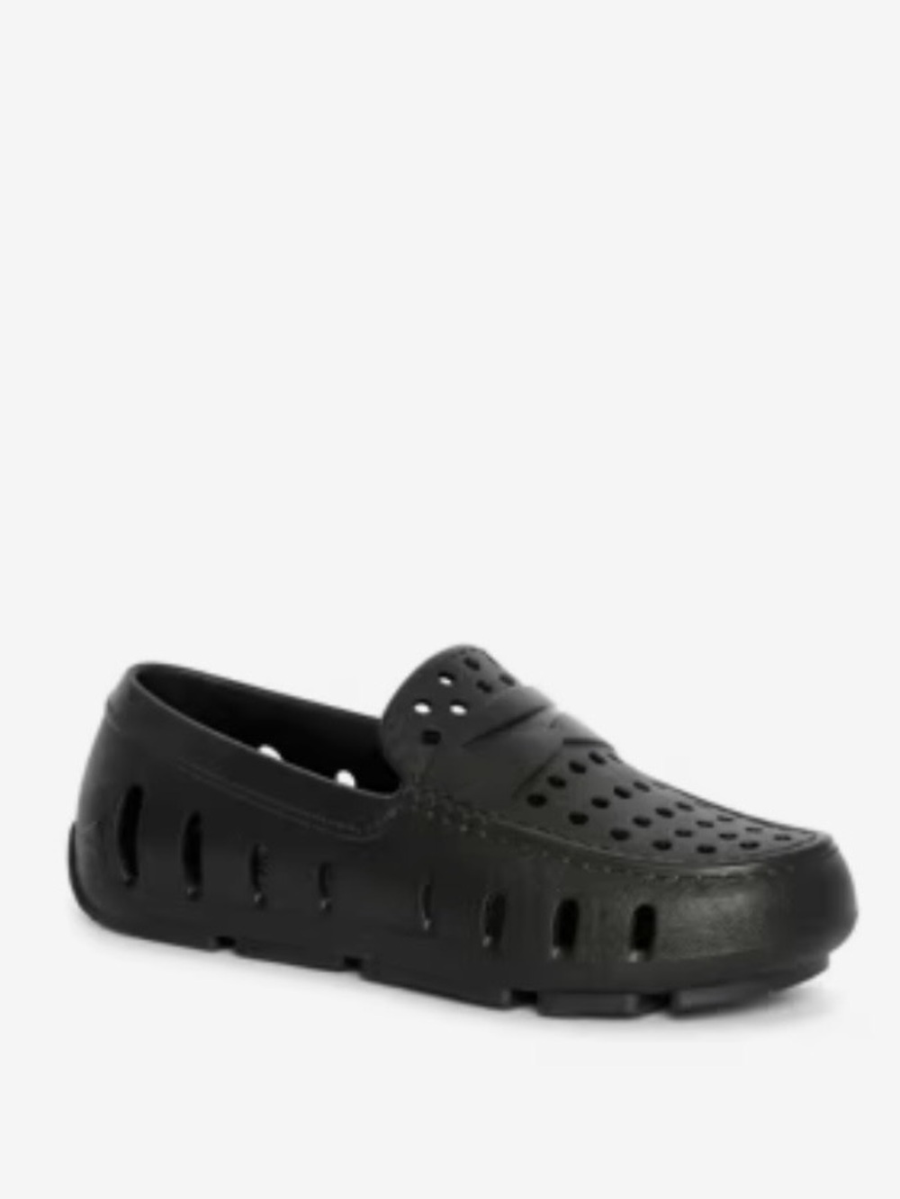 Floafers Black Prodigy Kid's Waterproof Perforated Loafers Size 10